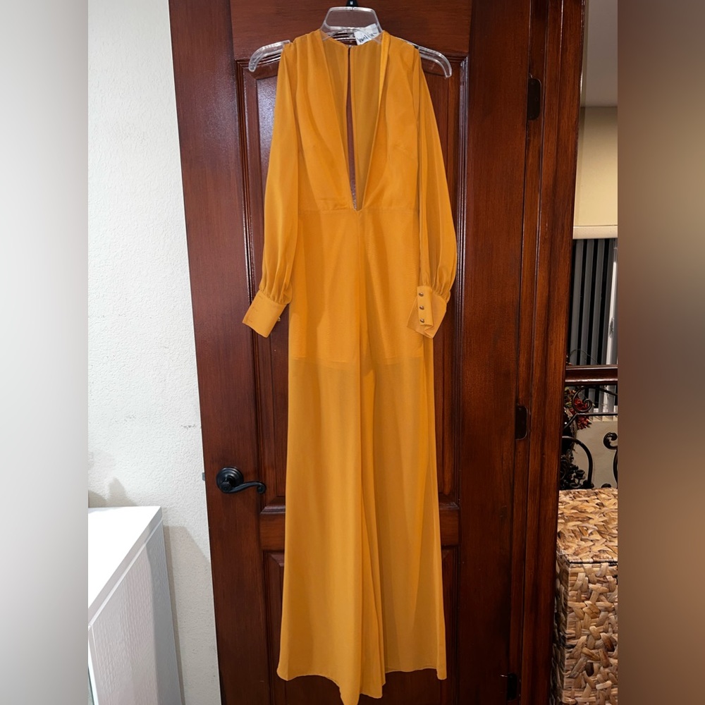 Nasty Gal Yellow Jumpsuit Size XXS
